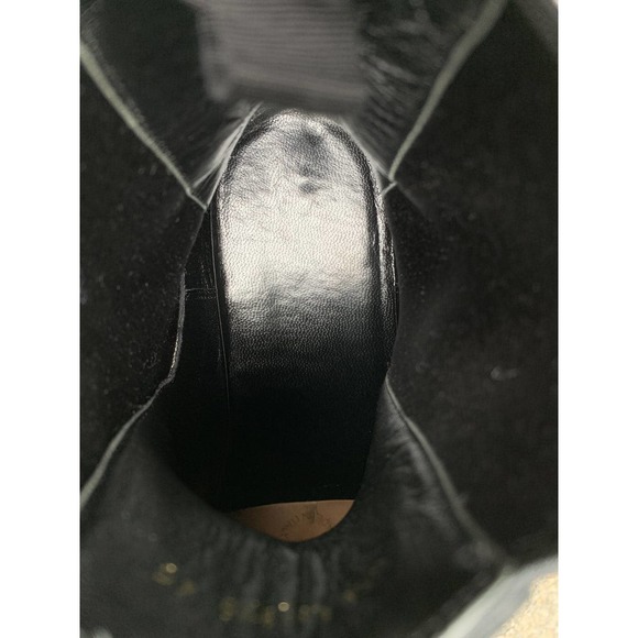 Saint Laurent Black Suede Crepe Sole Chelsea Boot - Picture 5 of 5